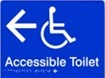 accessible toilet sign