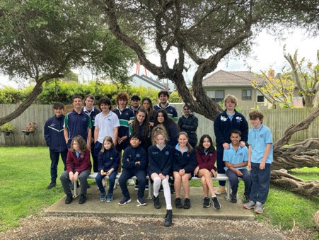 Students from Multicultural Leadership Group at Warrnambool College and Warrnambool East Primary School.