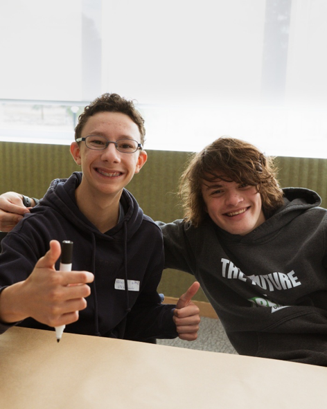 Youth Environment Summit Ambassadors (left to right): Nikolas Keramaris, Edward Higgins 
