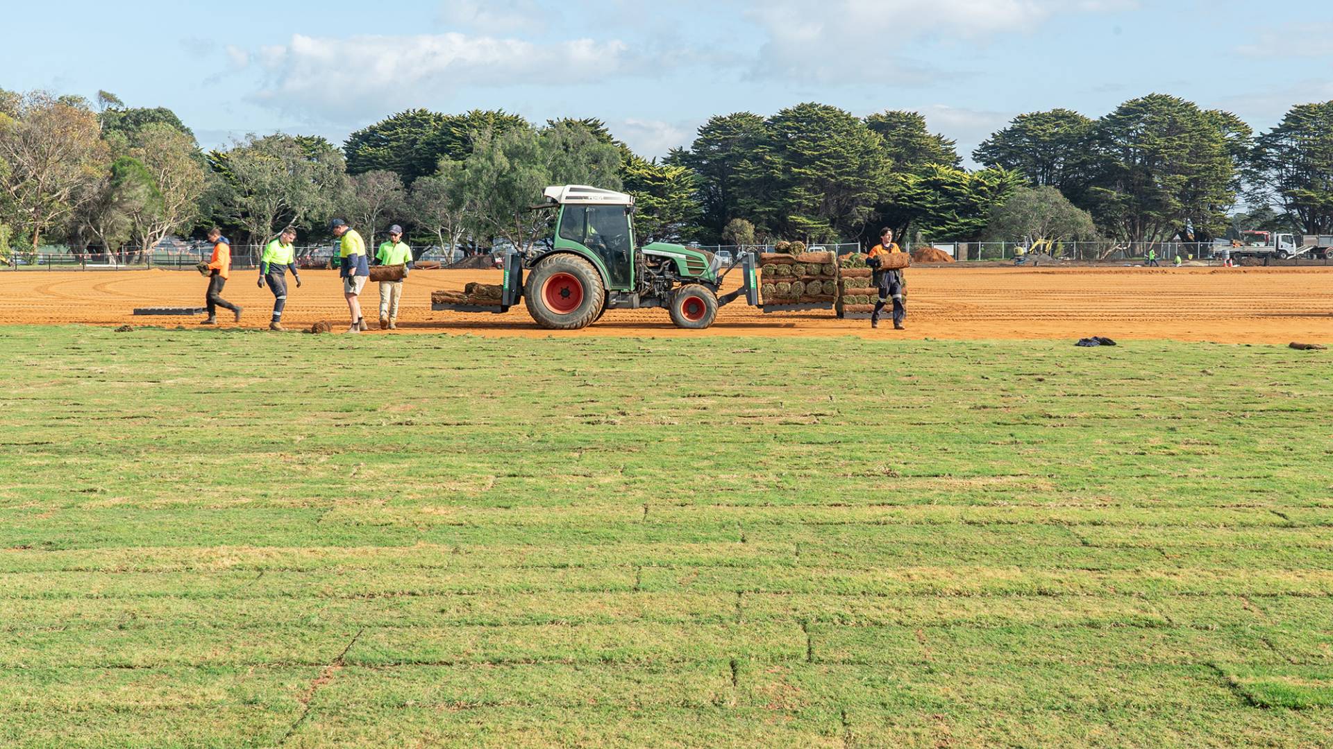 Brierly turf rollout