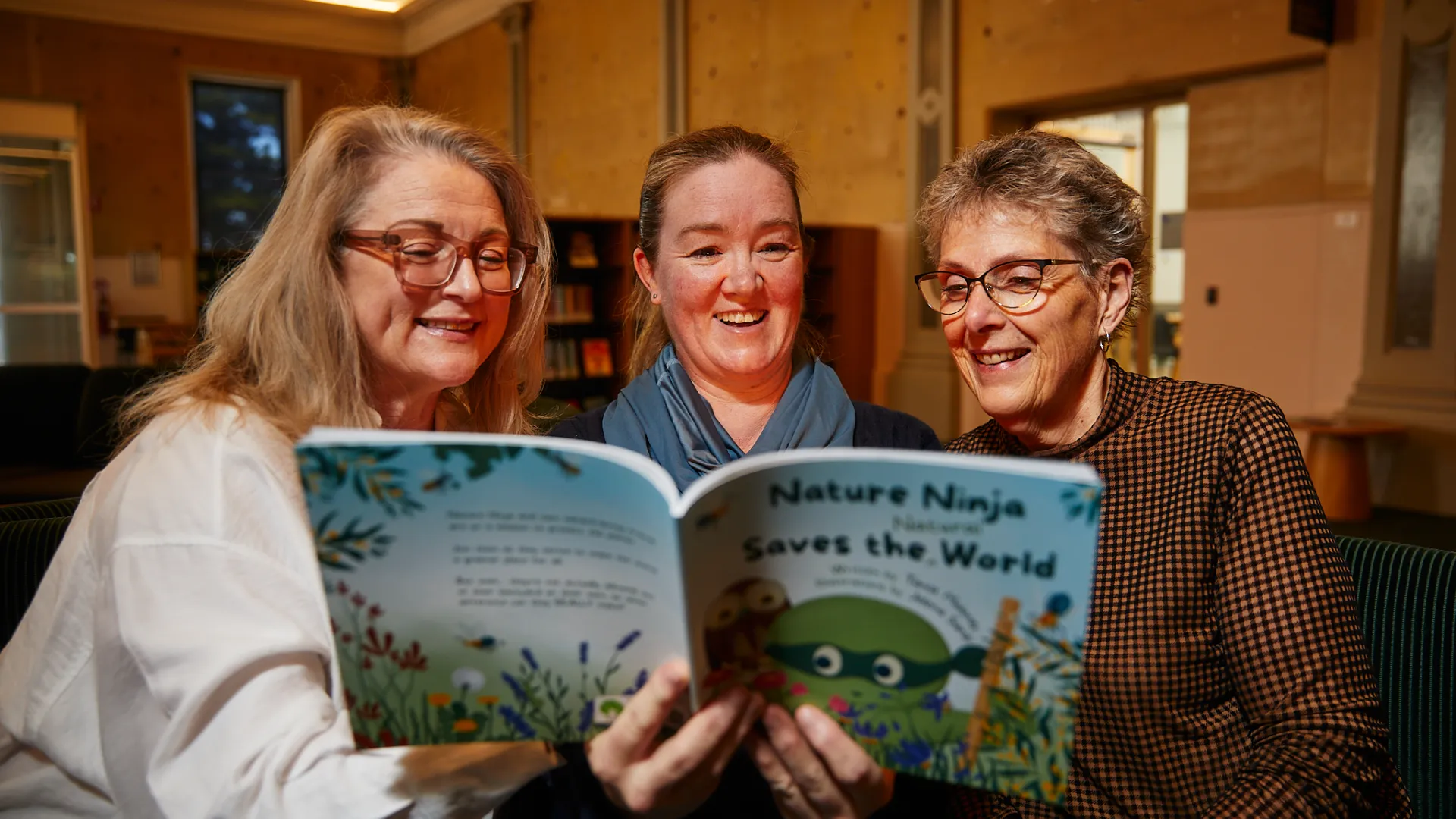 Maryanne Vagg, Tania Moloney and Cr Vicki Jellie