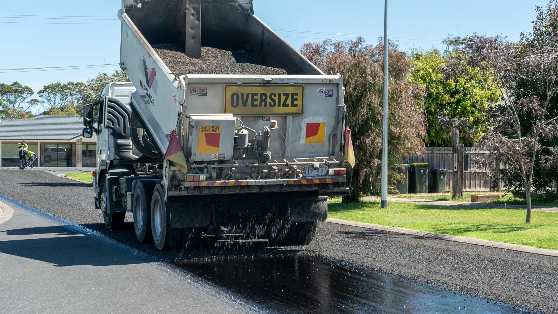 Road resealing