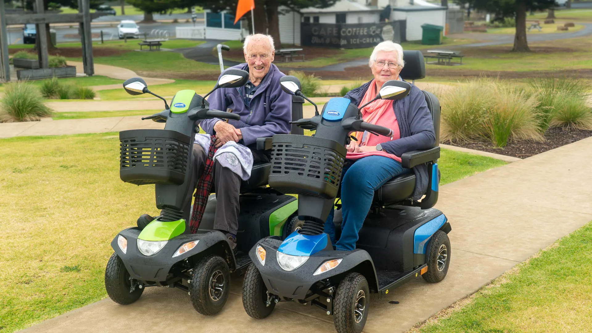 Wheelie Convey participants Stuart Godkin and Mieke Van Zelst