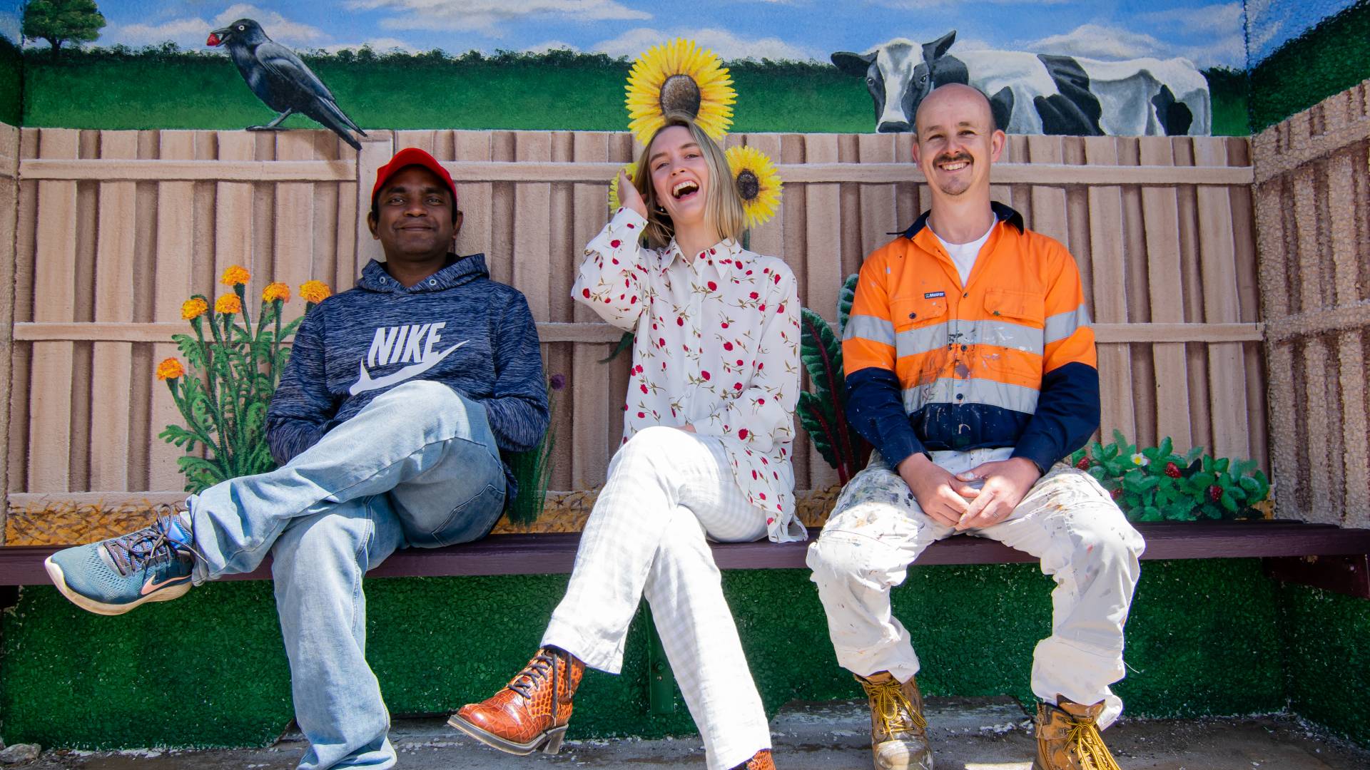 Thiru Somasundara, Jaimee Millar and Jimmi Buscombe