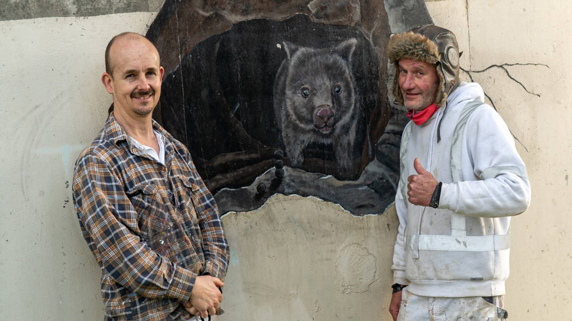Jimmi Buscombe and Phil Hoye