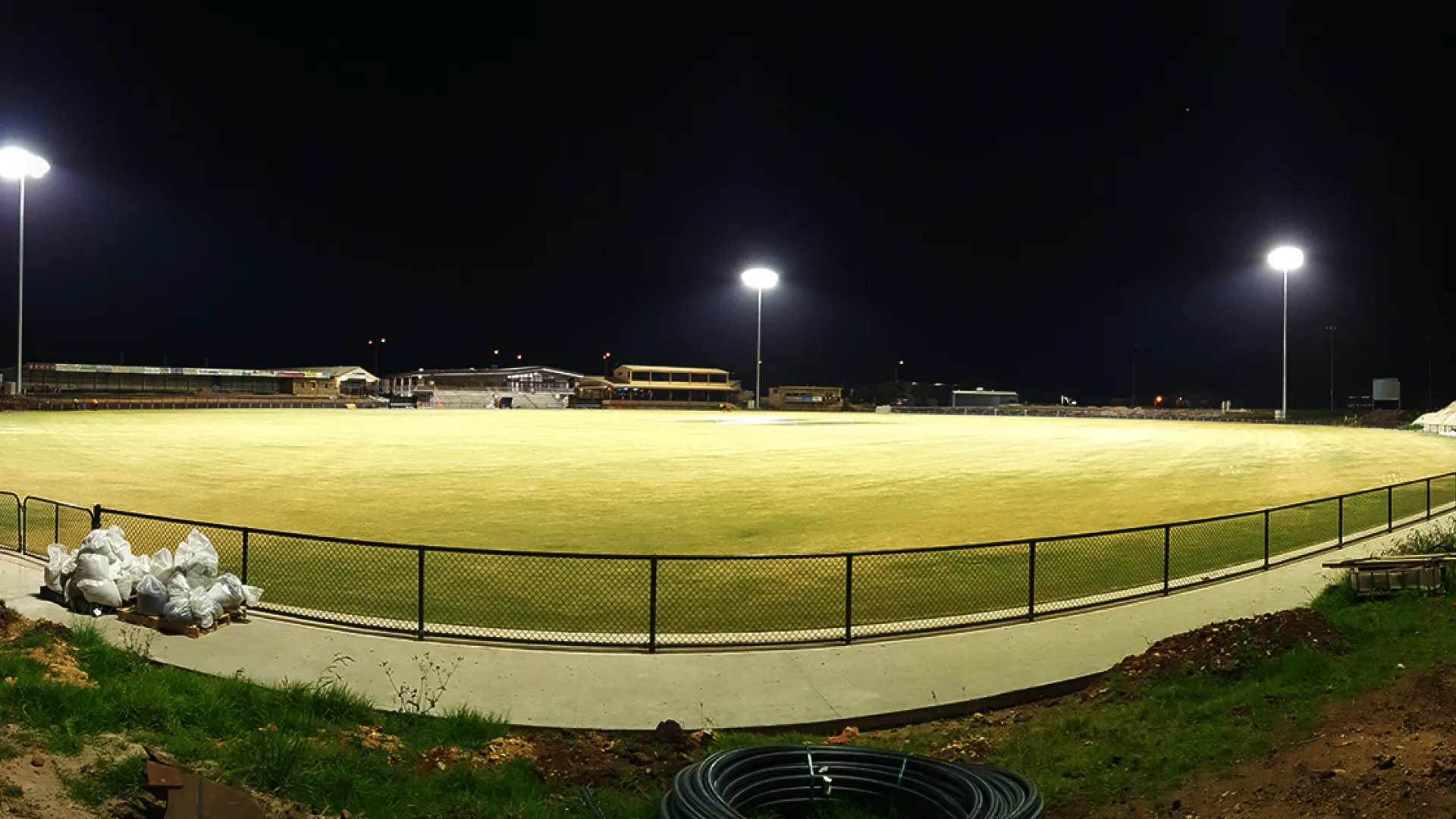 Reid Oval under lights