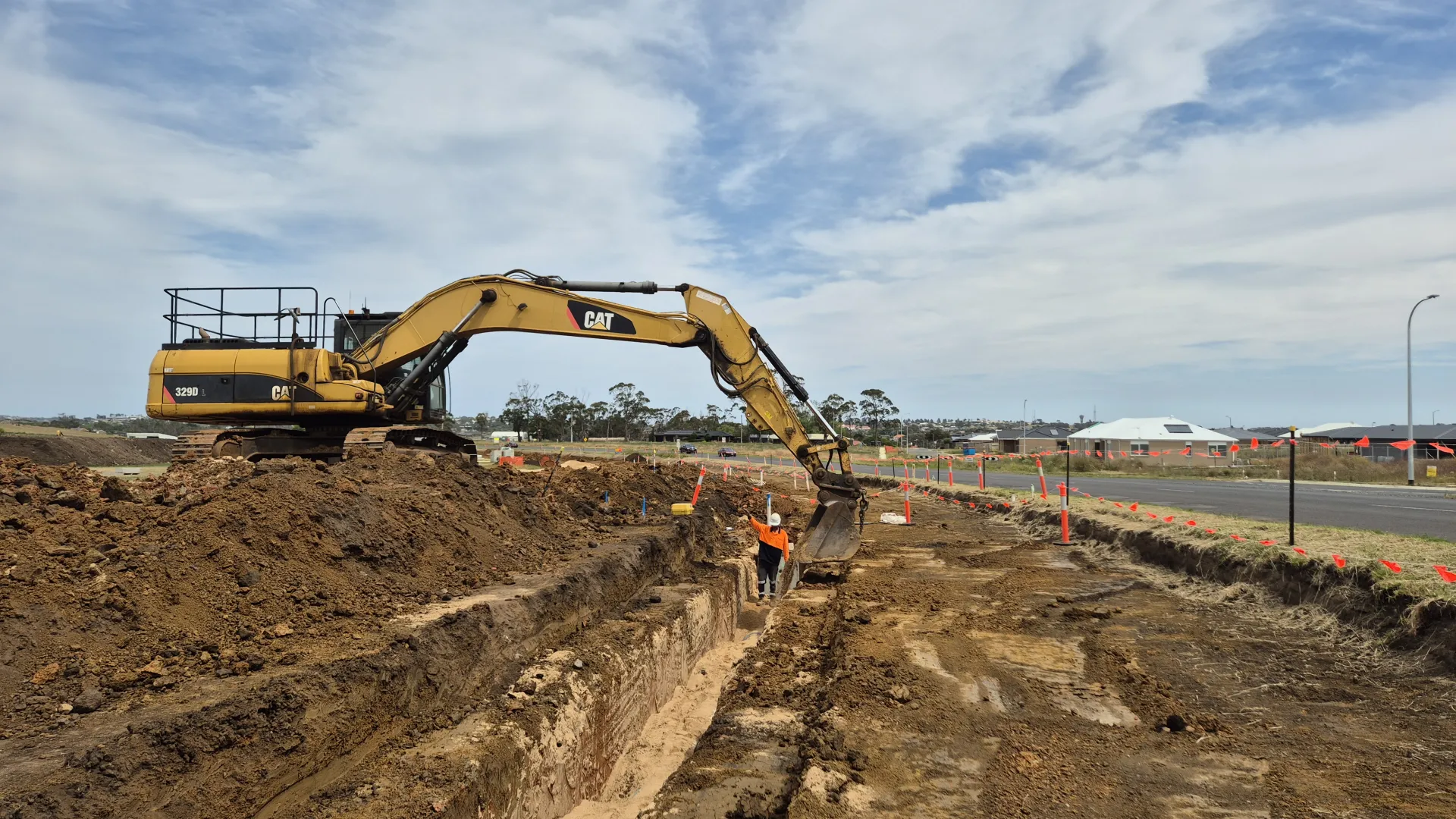 Wollaston Road upgrade in progress