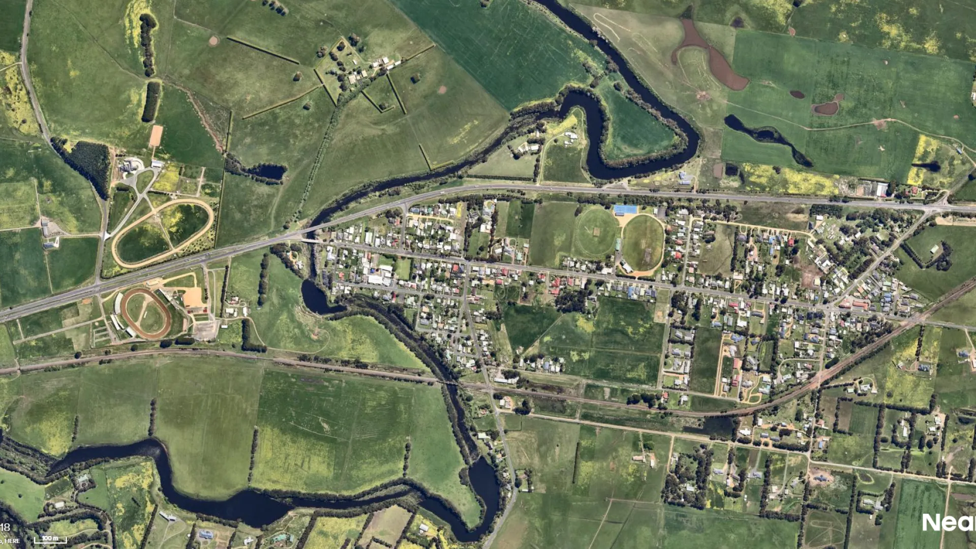 Aerial image of Allansford.