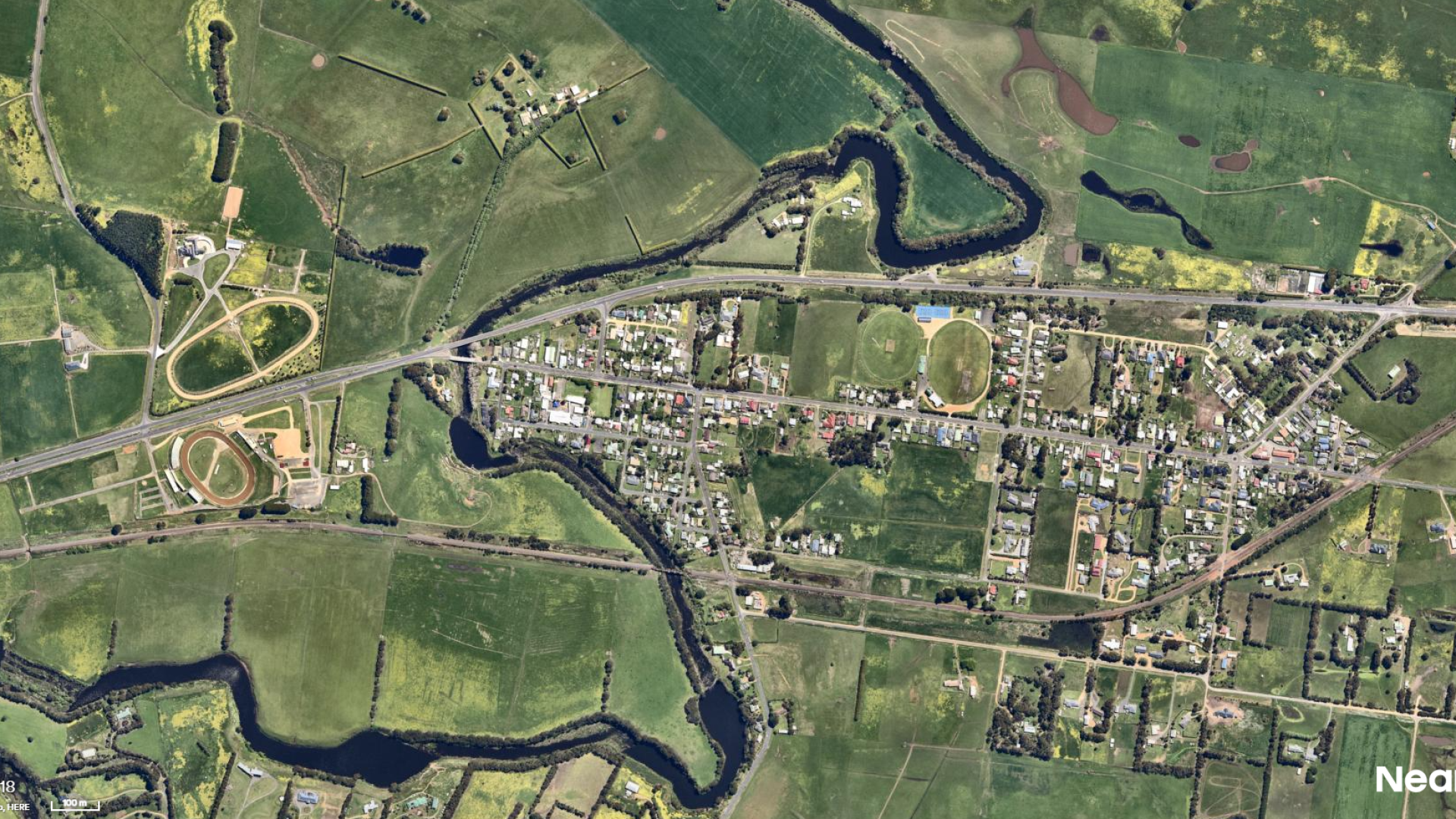 Aerial image of Allansford.