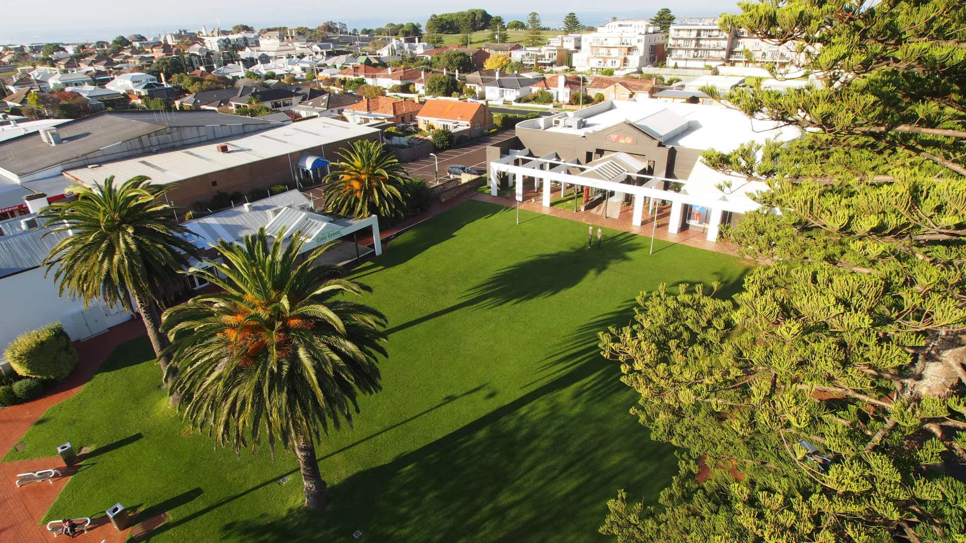 aerial view