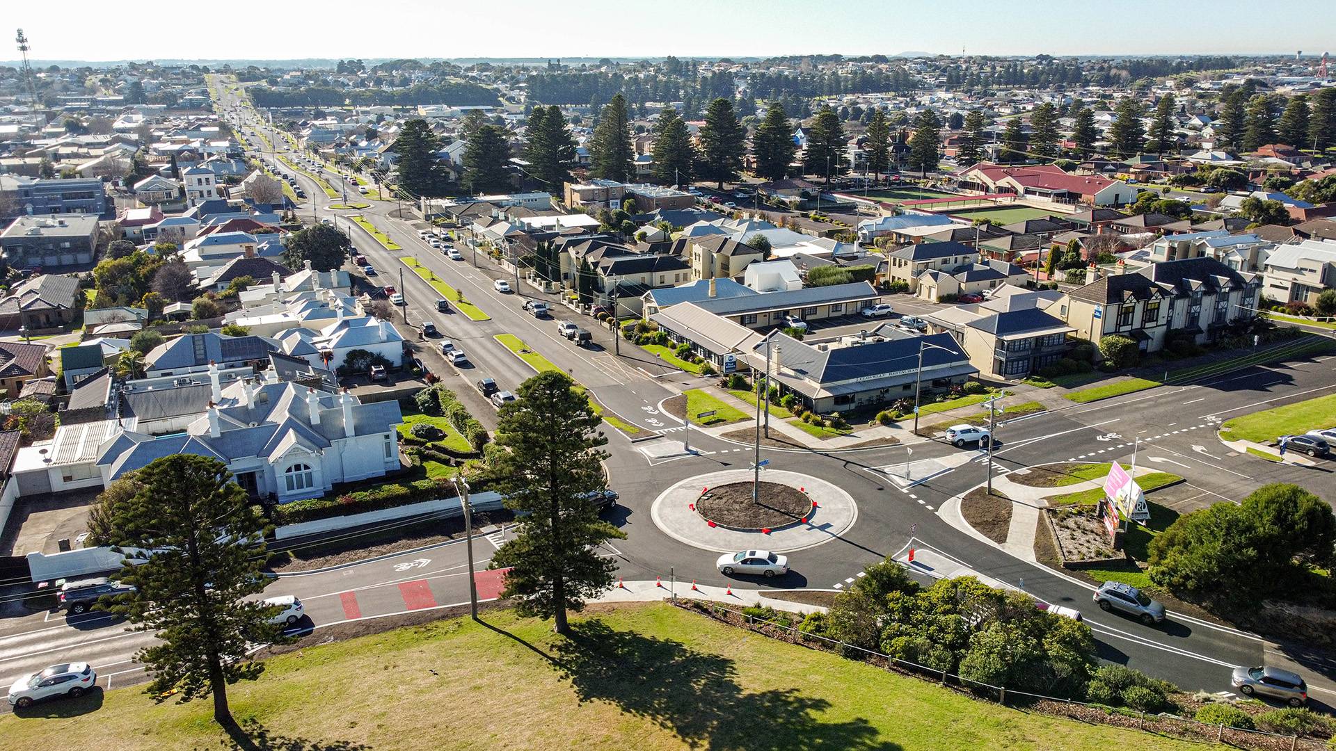 Warrnambool Aerial Roundabout