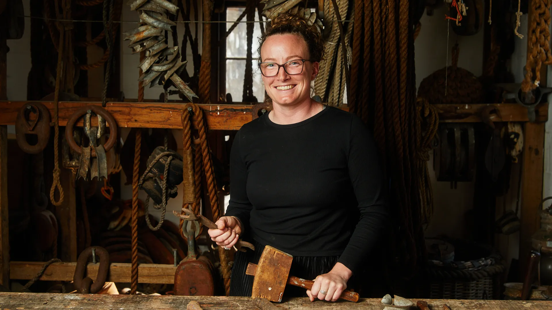 Carpenter and TAFE coordinator Jacqueline Tippett.