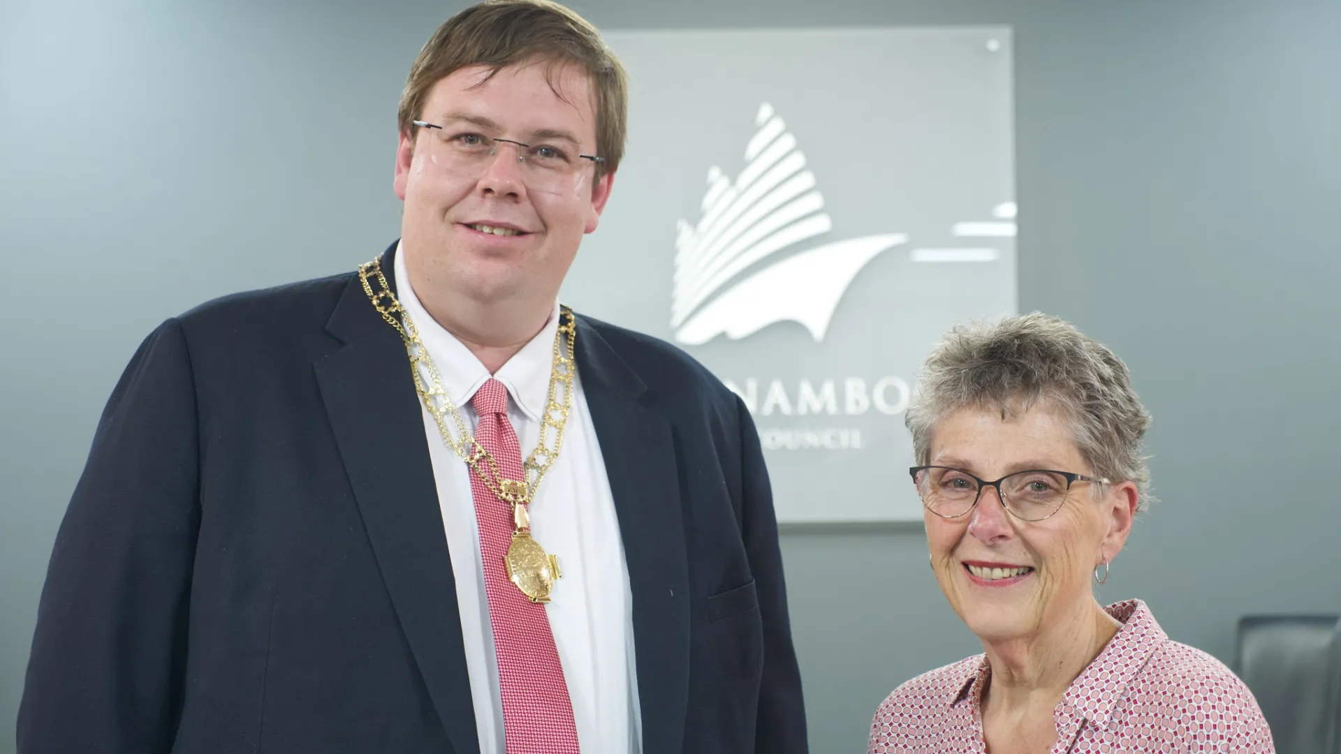 Mayor Cr Ben Blain and Deputy Mayor Cr Vicki Jellie