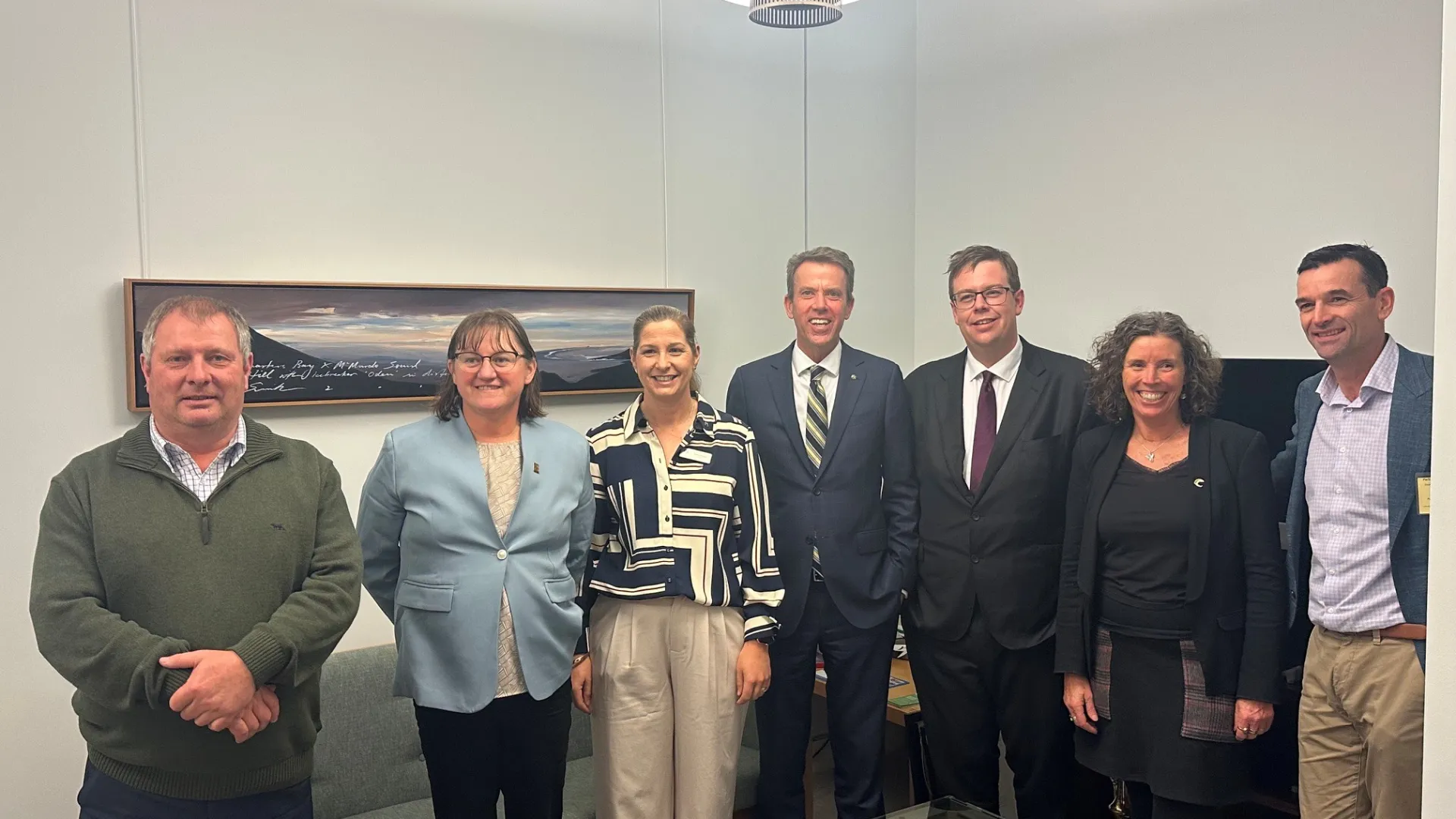 Mayors from withing the Wannon electorate with local MP Dan Tehan.
