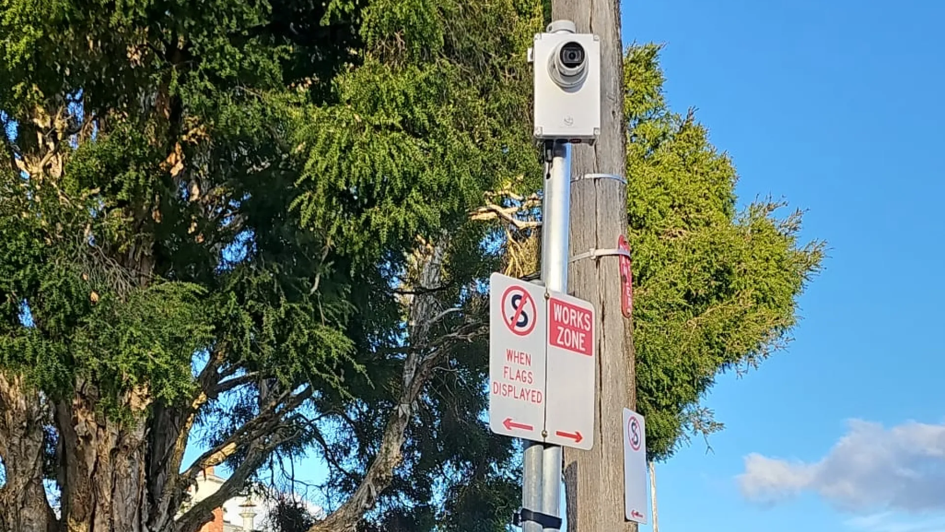 Example of a new traffic survey camera.