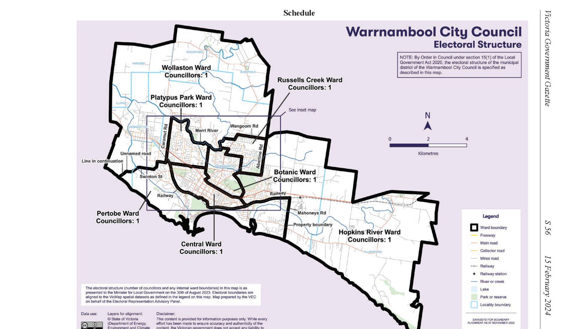 New electoral structure in Warrnambool.
