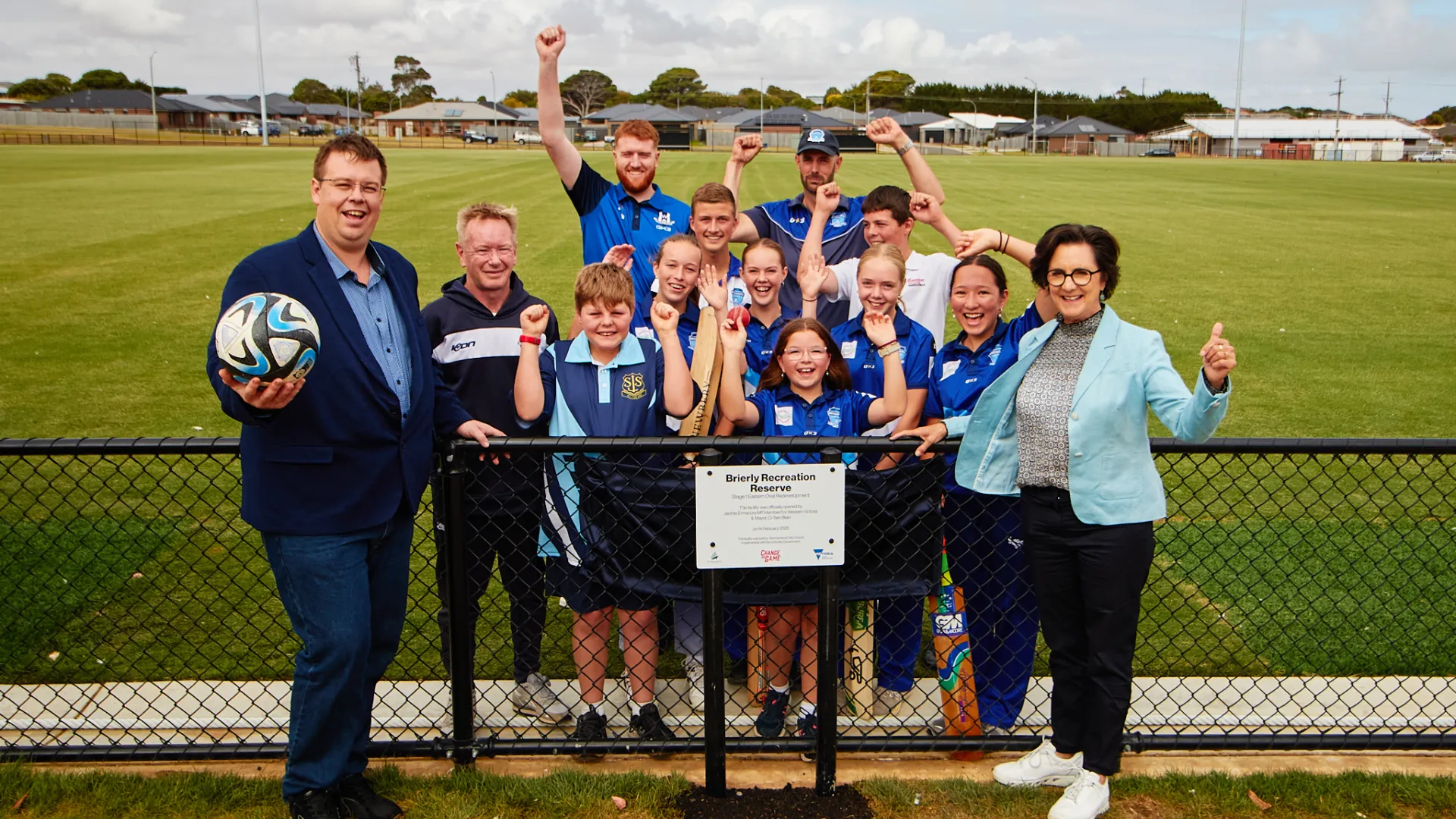 Opening of Stage One of the Brierly Recreation Reserve Redevelopment