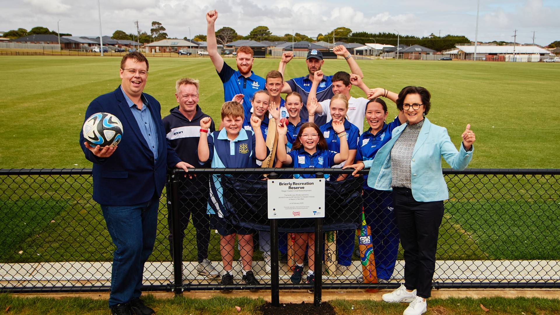 Opening of Stage One of the Brierly Recreation Reserve Redevelopment