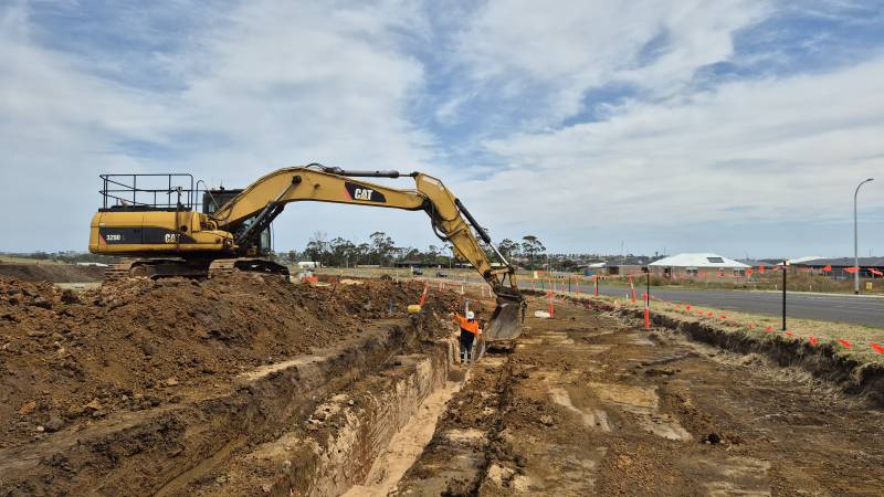 Wollaston Road upgrade in progress