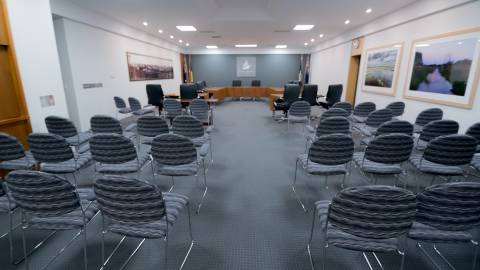 Council meeting chamber
