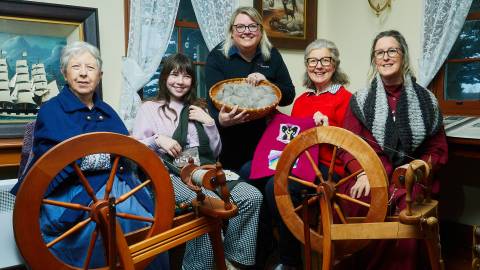 (L-R) Pauline Pearson, Olivia Finnigan, Kate Wake, Susan Finnigan and Angela Rea.