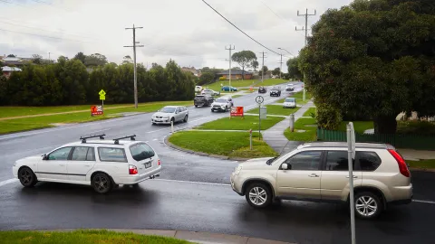 Moore St intersection
