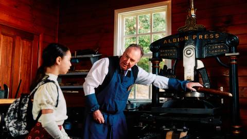 Printmaking at Flagstaff Hill