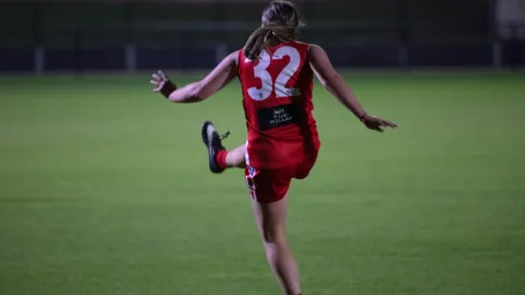 Night football at Reid Oval