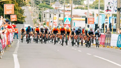 A thrilling finish on Raglan Parade
