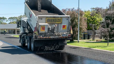 Road resealing