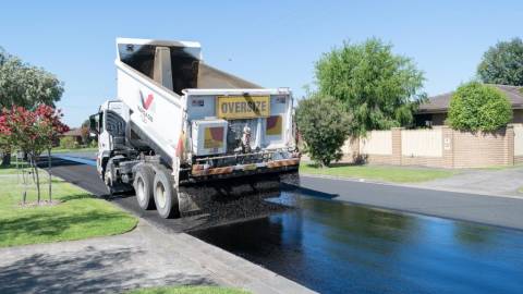 Road resealing