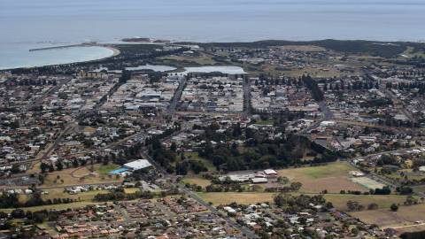Aerial image of Warrnambool