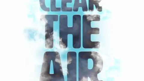Clear the air poster
