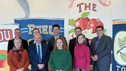 Regional city mayors in Shepparton with Minister for Local Government Melissa Horne.
