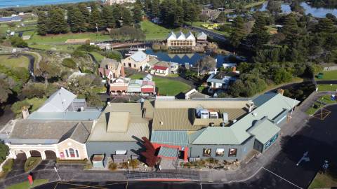 Flagstaff Hill viewed from the air