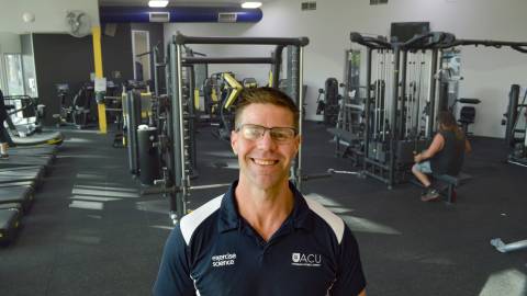 Australian Catholic University physiotherapist and PhD candidate, James Czencz.
