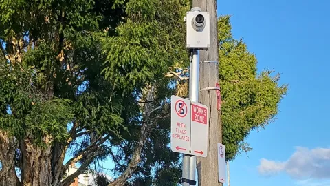 Example of a new traffic survey camera.