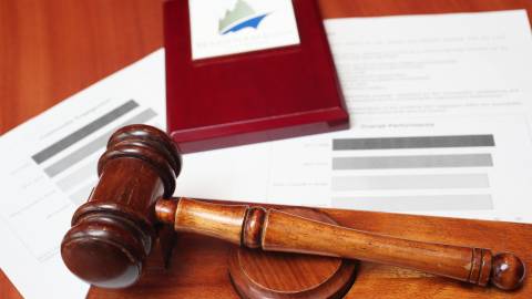 Meeting gavel.