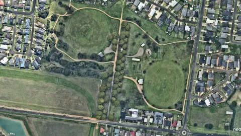 Aerial image of Brierly Reserve